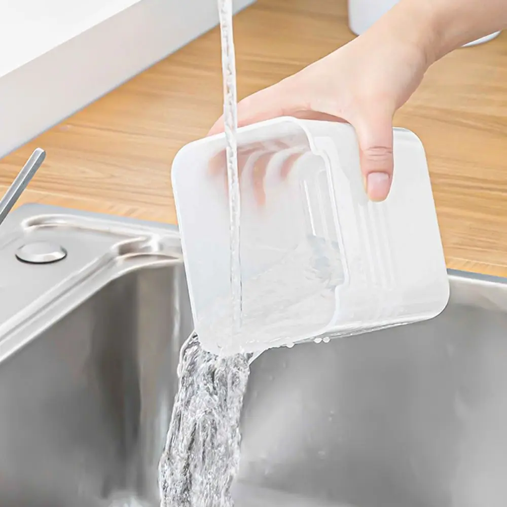 Plastic Refrigerator Organizer Bin Stackable Transparent Food Fridge Storage Box Door Organizer Pantry Container