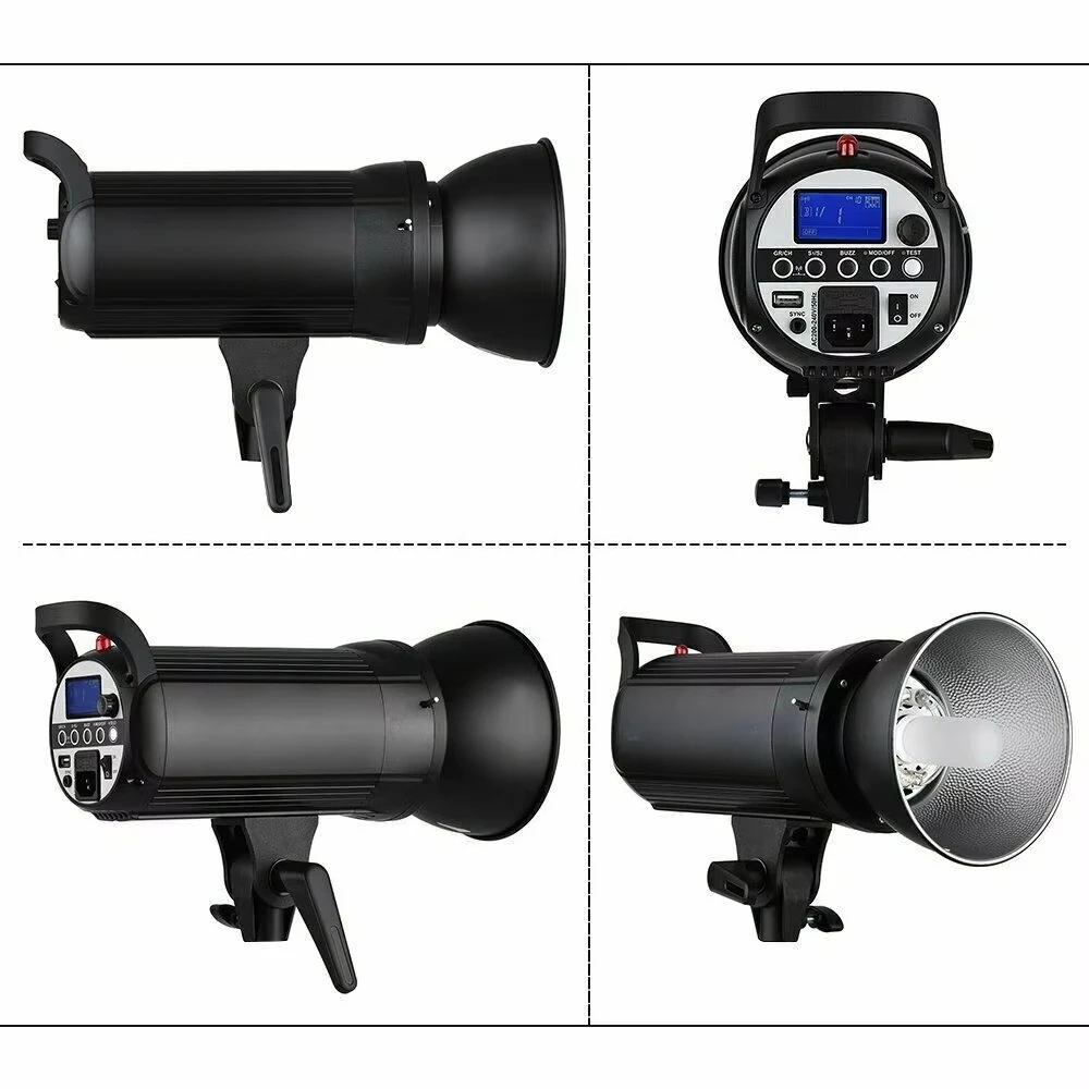 Photo Studio Accessories Flash Strobe Light Built-in 2.4G Wireless for Creative Shooting