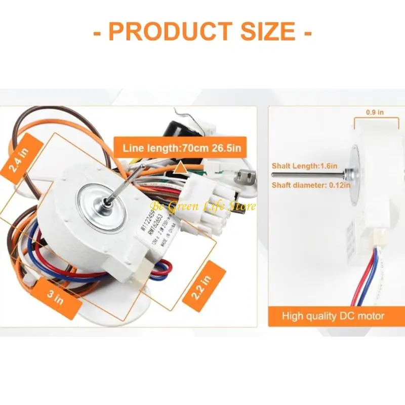 Componente sostituzione della ventola del frigorifero M7DF per W11224591