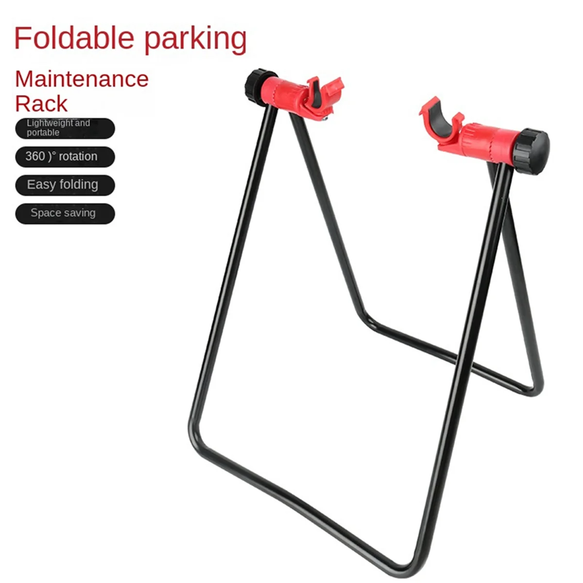 M04K Mountain Bike Triangle Vertical Parking Rack Road Bike U-Shaped Repair Rack Folding Repair Rack Cycling Equipment
