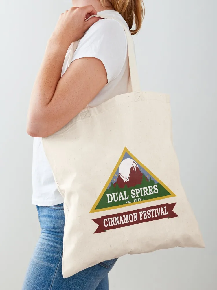 

Psych - Dual Spires Cinnamon Festival Tote Bag shopper bags for women tote bag custom shoping bag tote woman