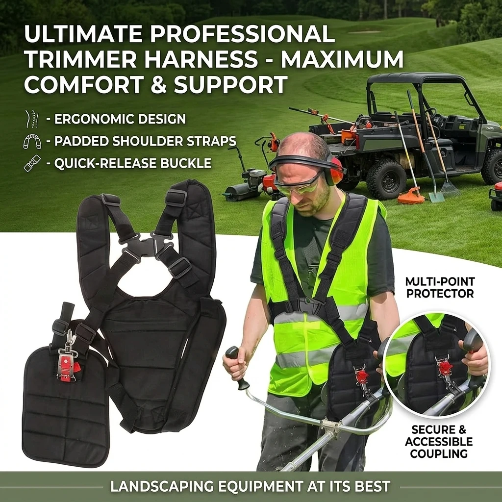 Premium Lawn Mower Backpack Strap Frame Side Hanging Shoulder Widening And Thickening Universal Accessory for Comfortable Use
