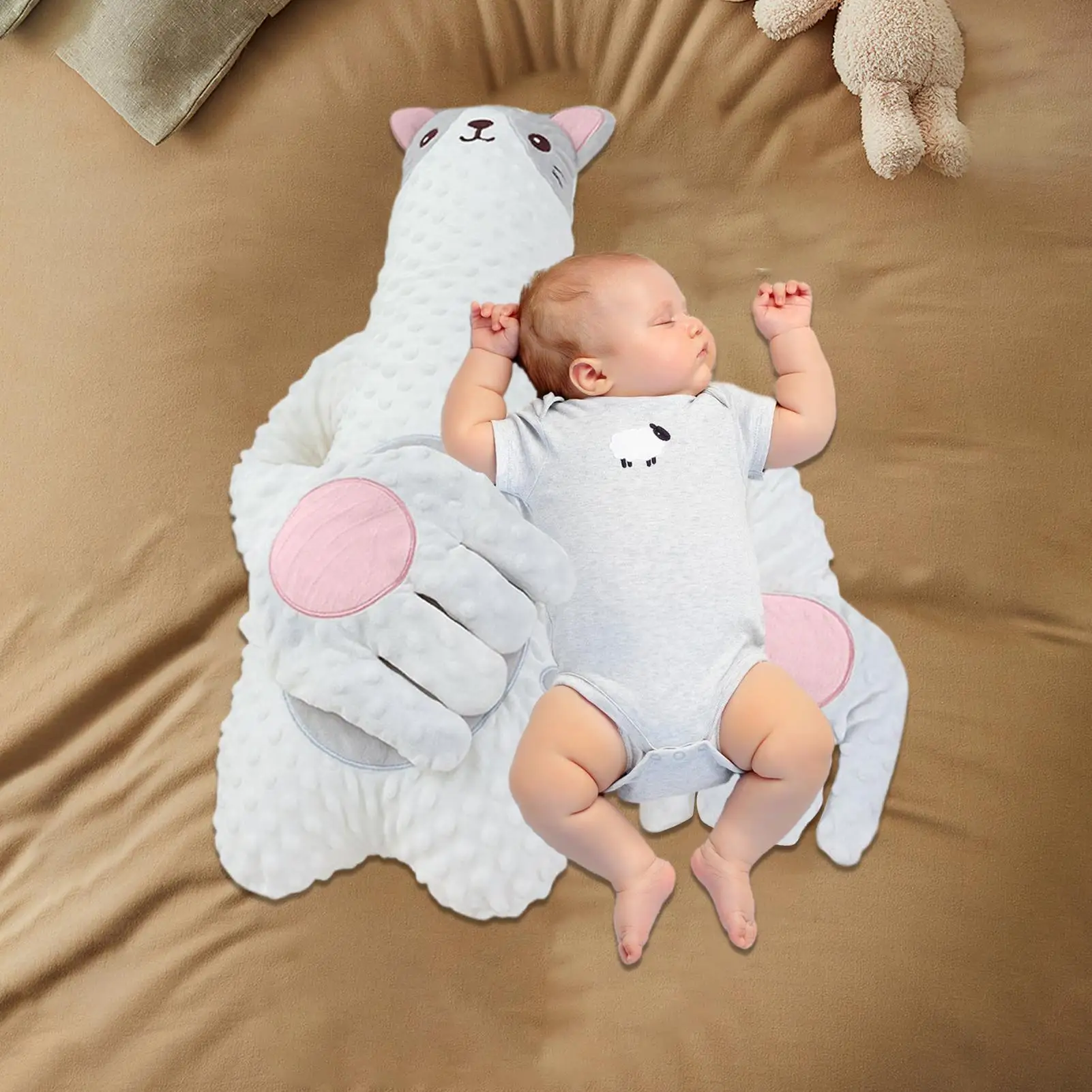 Baby Soothers For Sleep Baby Hand Pillow Skin Friendly Toddler Startle Prevention Slapping Soothing Toy For Boys Girls Family