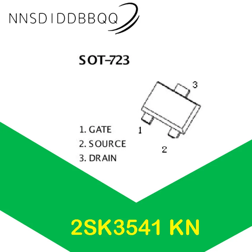 20PCS/lot 2SK3541 KN MOSFET Transistor SC-105AA(SOT-723) N-channel 30V 100mA,8Ω@4V