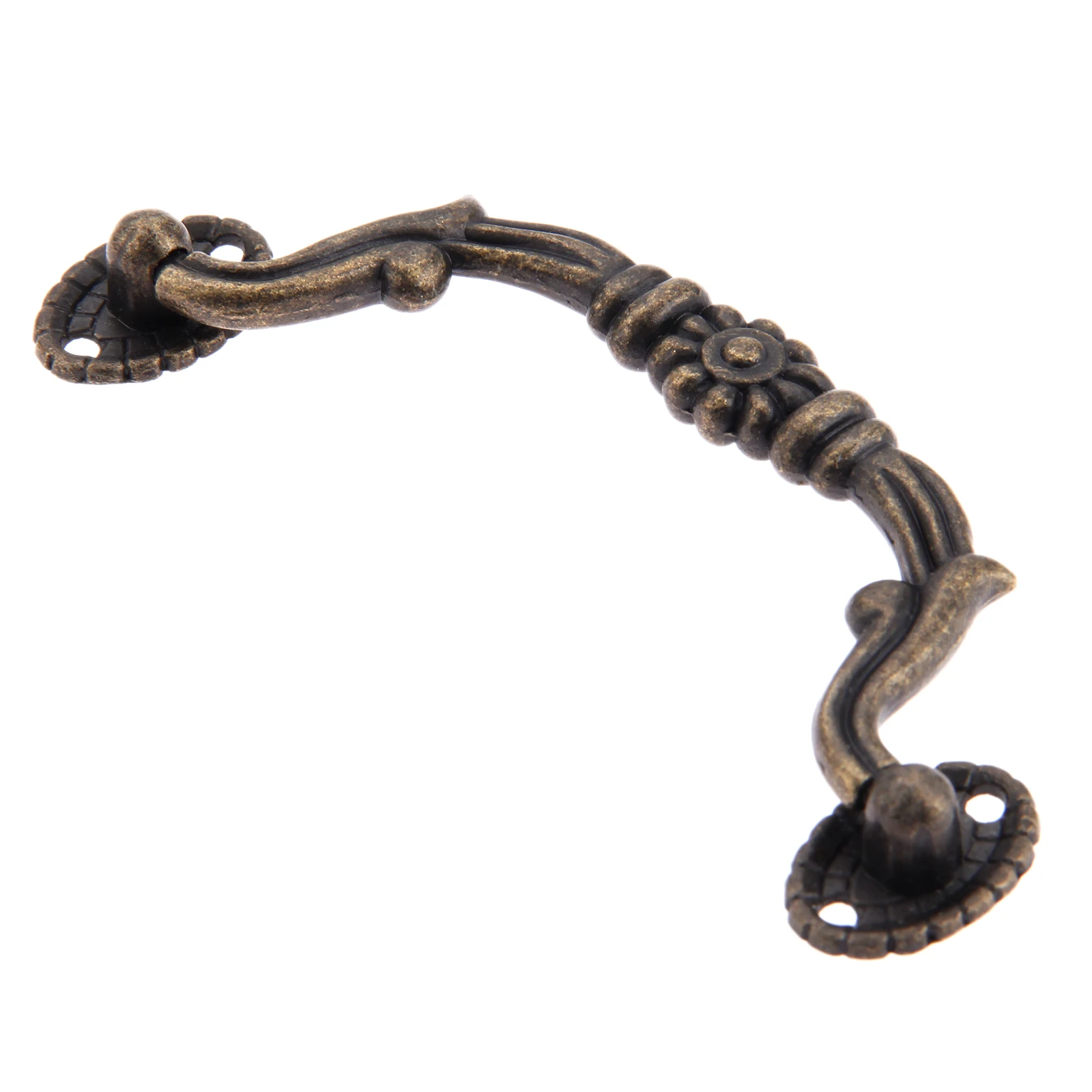 1PC Ancient-style Design Metal Haldle For Drawer Wardrobe Cabinet Door Pull Hole Spacing 90/100mm Decorative Shop Home Office