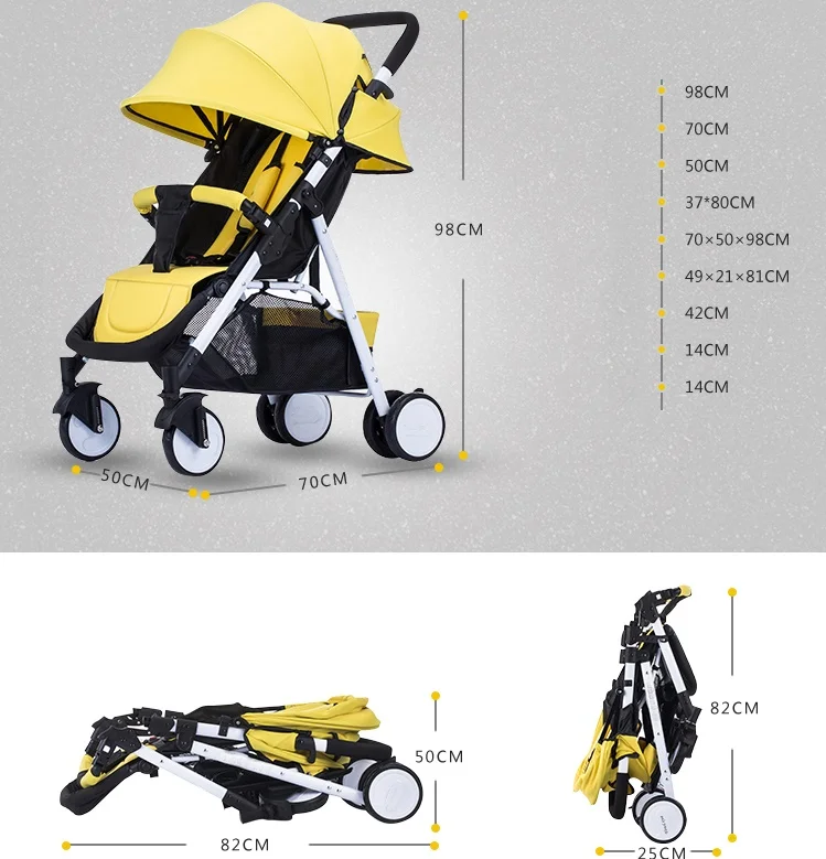 Best quality pram baby stroller lightweight bebek arabasi easy folding toddler buggy pushchair for kids traveling