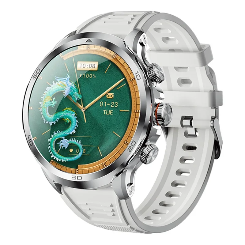 2025 4G Sim Card H19 Smart Watch 1.95inch Amoled Round 1990mah Battery HD Video Call Heart Rate Sport Smartwatch With Camera