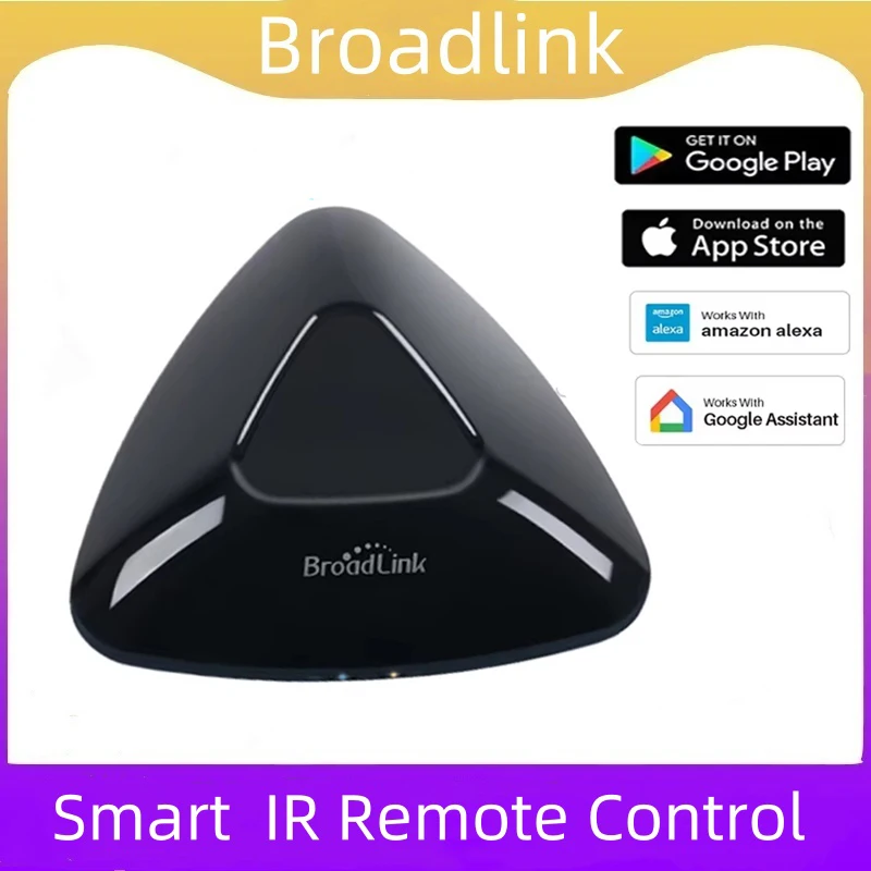 

Умный концентратор дистанционного управления Broadlink MAX Wi-Fi BLE для ИК/РЧ-устройств ТВ AC FastCon Link Таймер Расписание работает с Alexa Google Home