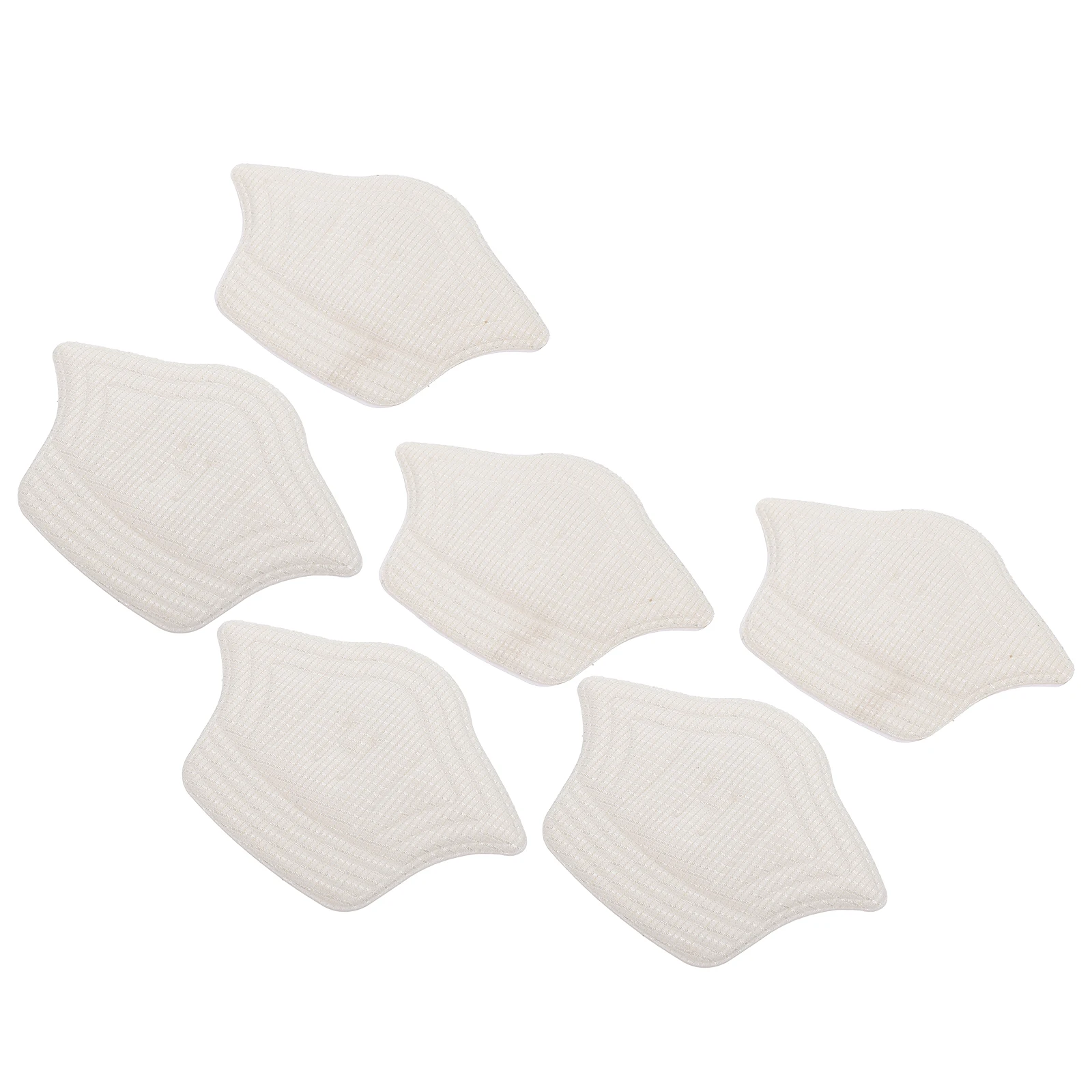 3 أزواج من وسادة الكعب المضادة للتآكل ملصق كعب غير مرئي تصميم منقوش متقاطع لتخفيف الآلام