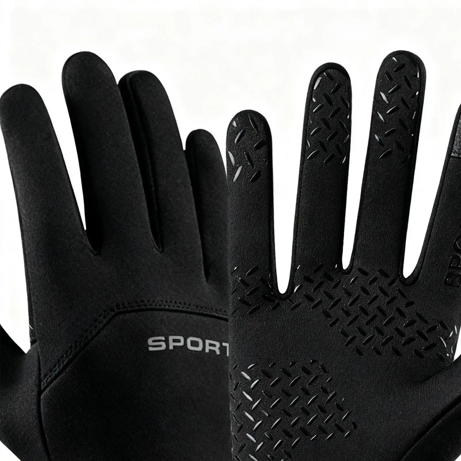 

USB Electric Heated Gloves Touchscreen Heated Gloves Thickened Winter Thermal Mittens Outdoor Sports Cycling Gloves