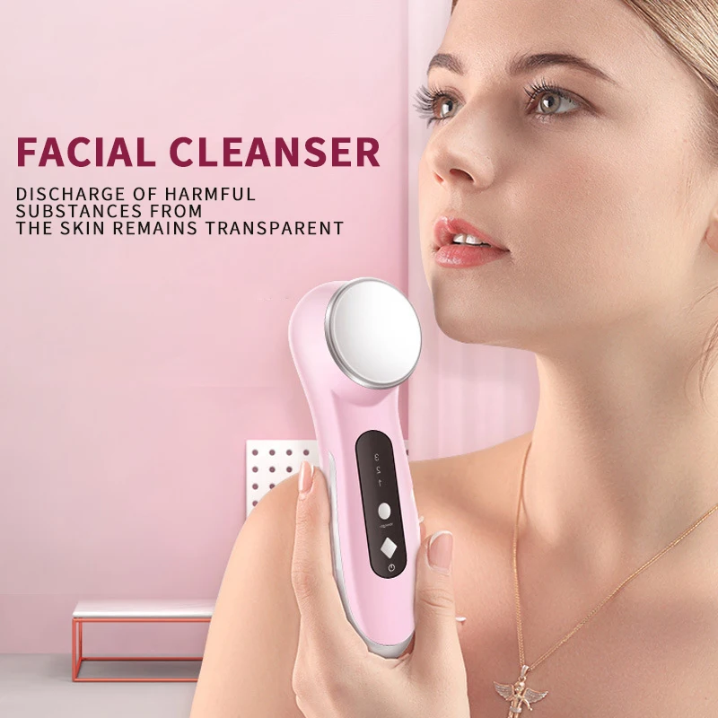 K-SKIN 4In1 Beauty Device Ultrasonic Therapy Skin Rejuvenation Skin Tightening Eye Care Facial Cleansing Face Lift Face Massager