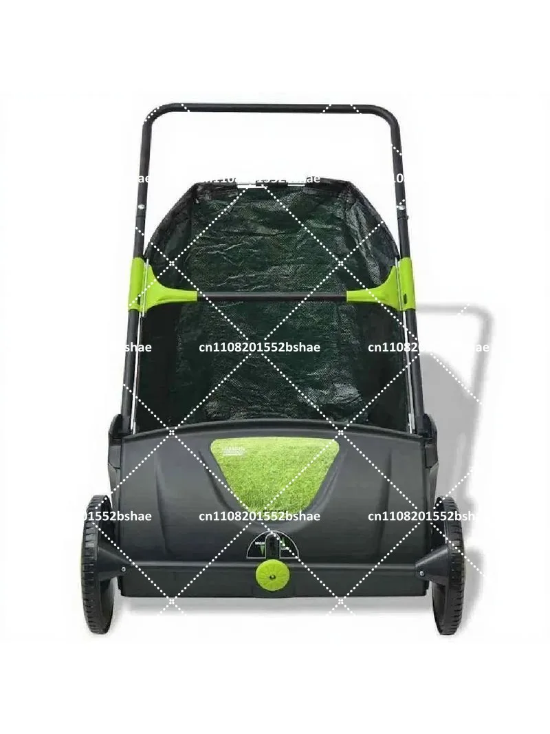 Manual Leaf Collector, Multi-Functional Hand-Push Lawn Sweeper for Grass and Yard Cleanup