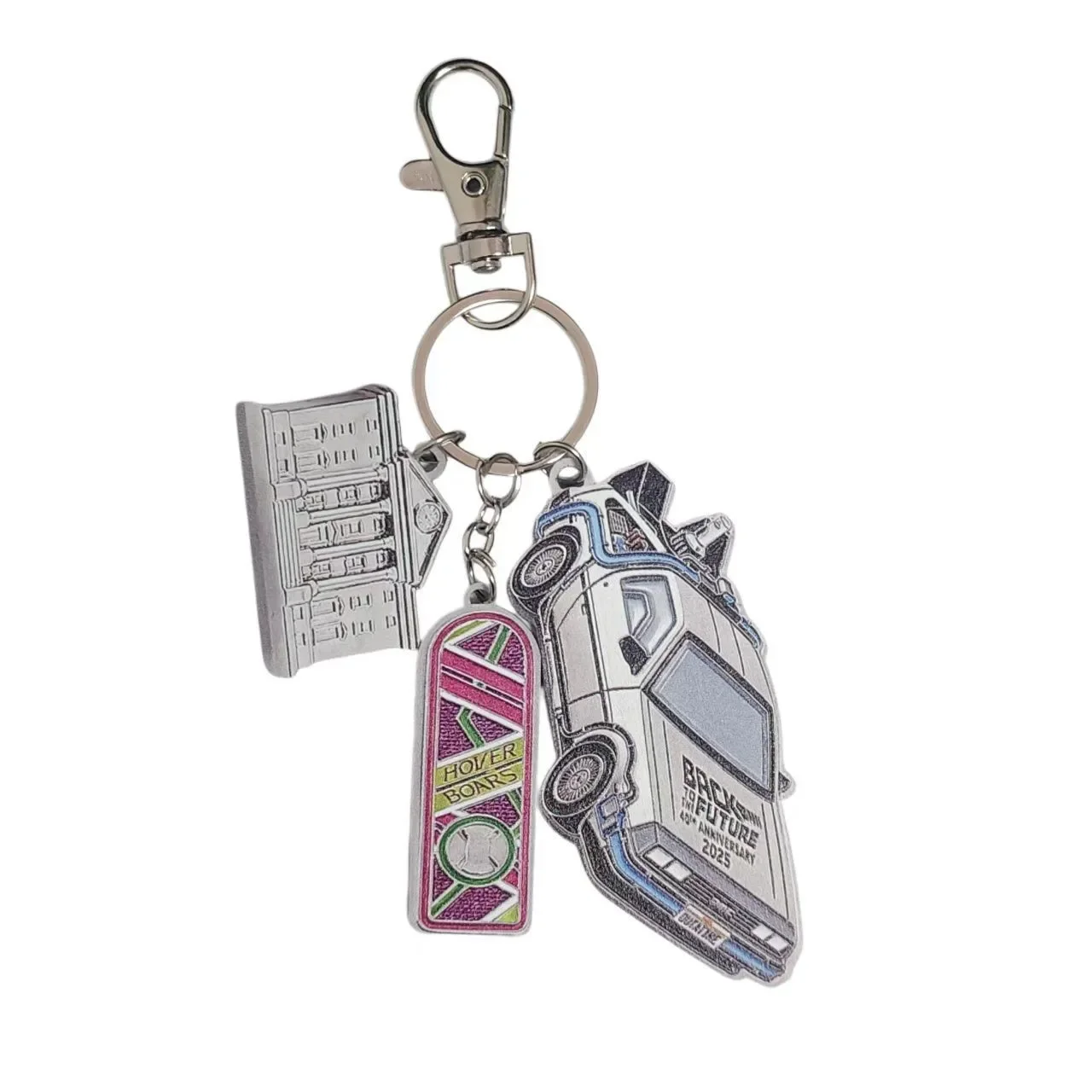 Zurück in die Zukunft Stil Metall-Automodell Schlüsselanhänger Fan-Kollektion Geschenk – Detail 2