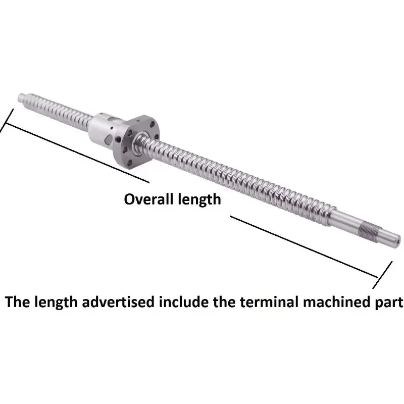 Numerical control machine printer 350 mm 400 mm 600 mm 1205 linear motion support motor core steel ball screw set