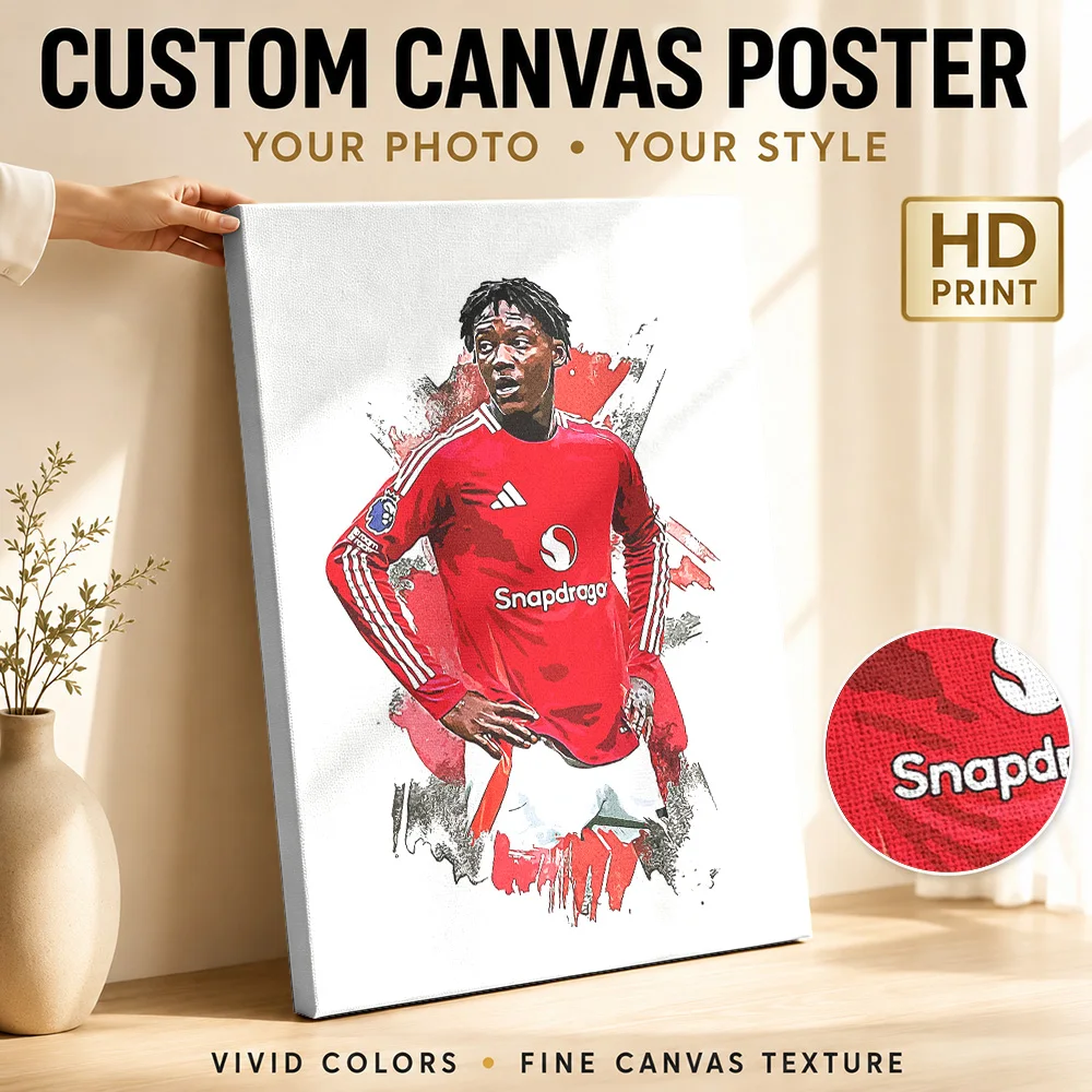 Cameron Brannagan Canvas Print Poster Custom Photo Modern Aesthetic Wall Paintings Decoration for Office Hallway Ready to Hang