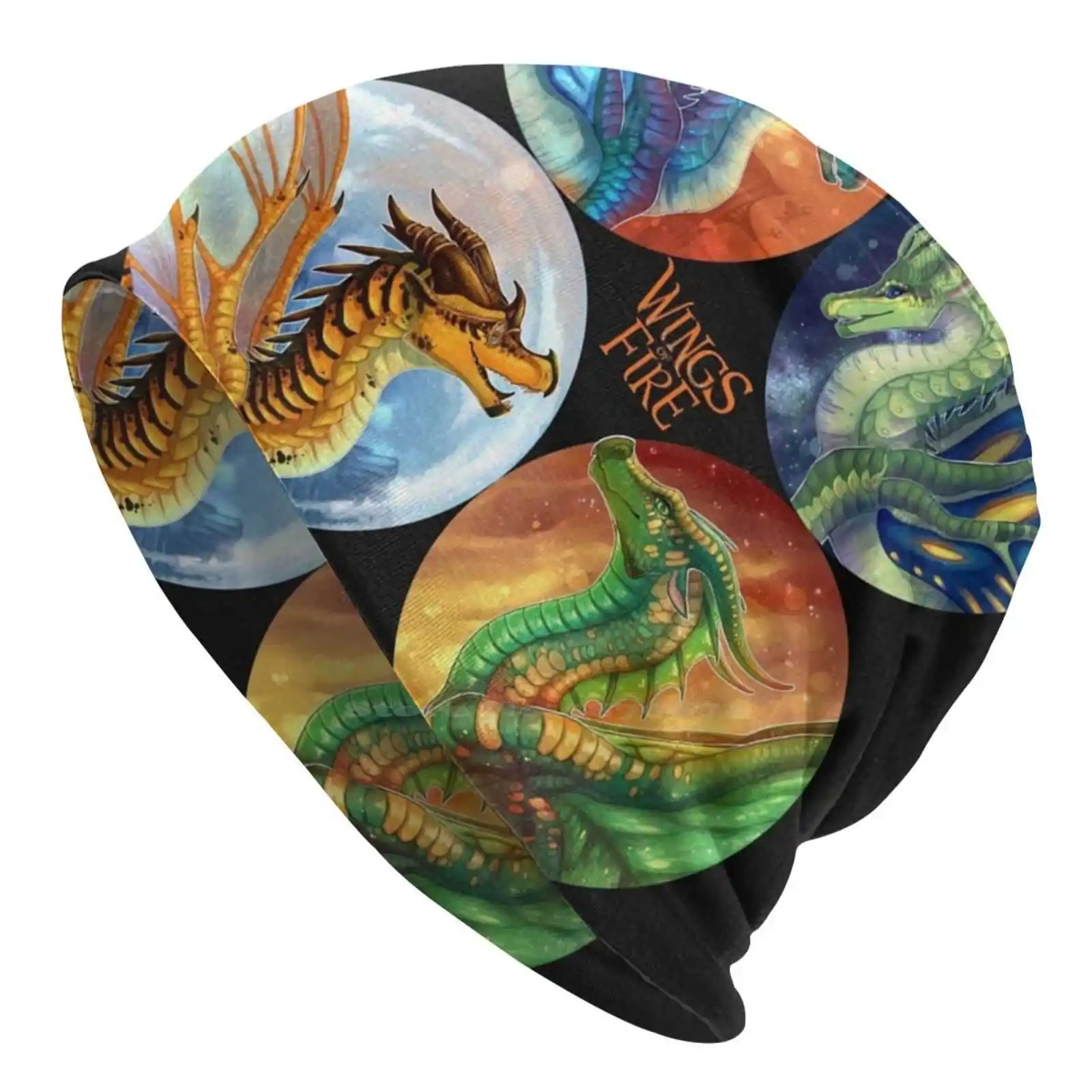 Of Fire-Heroes Of The Lost Continent Knitted Hat Warm Beanie Outdoor Caps Wings Of Fire Wof Tui T Sutherland Scholastic Blue