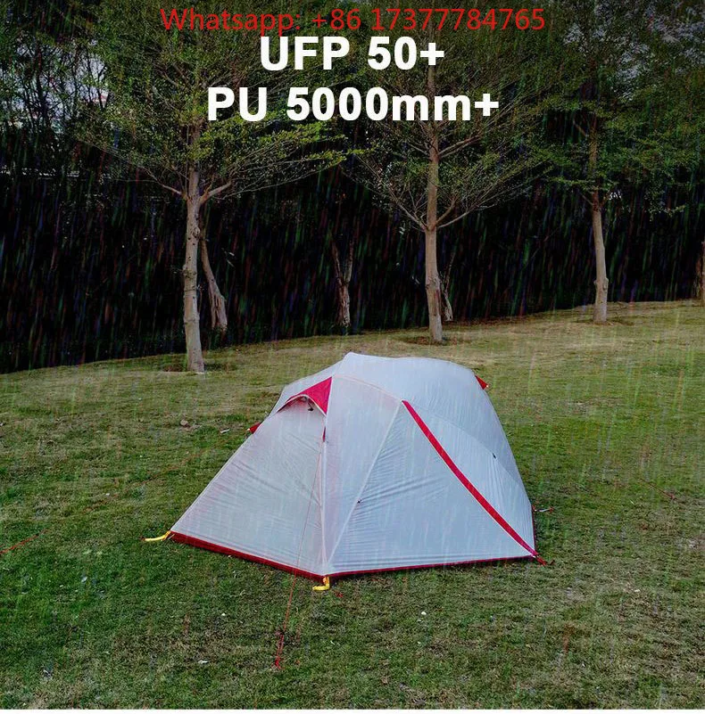 Camouflage Quick Automatic Pop Tent 25D Nylon Silicone Coated Lightweight 3000mm+ Waterproof Wind Storm Resistant