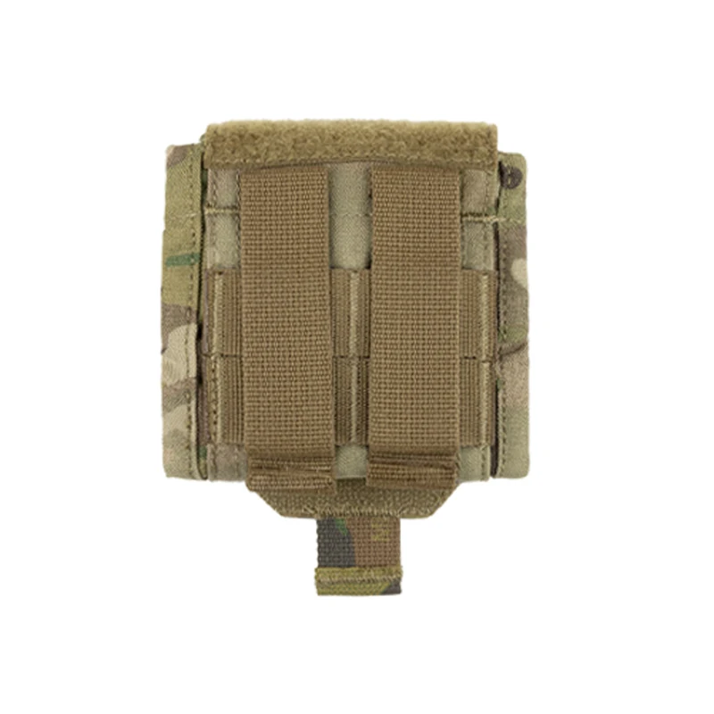 Bolsa táctica MOLLE plegable para almacenamiento exterior de nailon