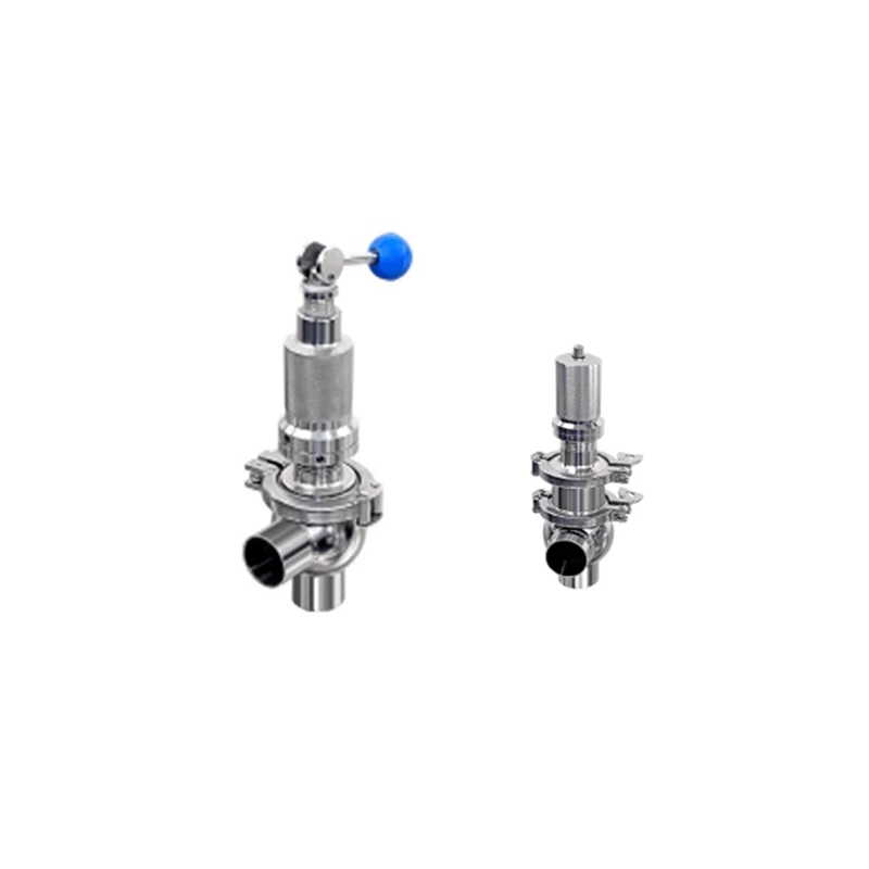 

Stainless Steel High Clean Pressure Relief Valve Sanitary Safety Valve Food Grade Hygienic Overflow Valve
