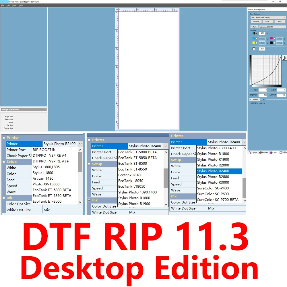 11.3  V11.3 RIP Dongle Key For Epson DTF software Desktop L18050 L8050 L1800 ET 5800 ET 5850 XP600 i3200 i1600 P900 P7000 P6000