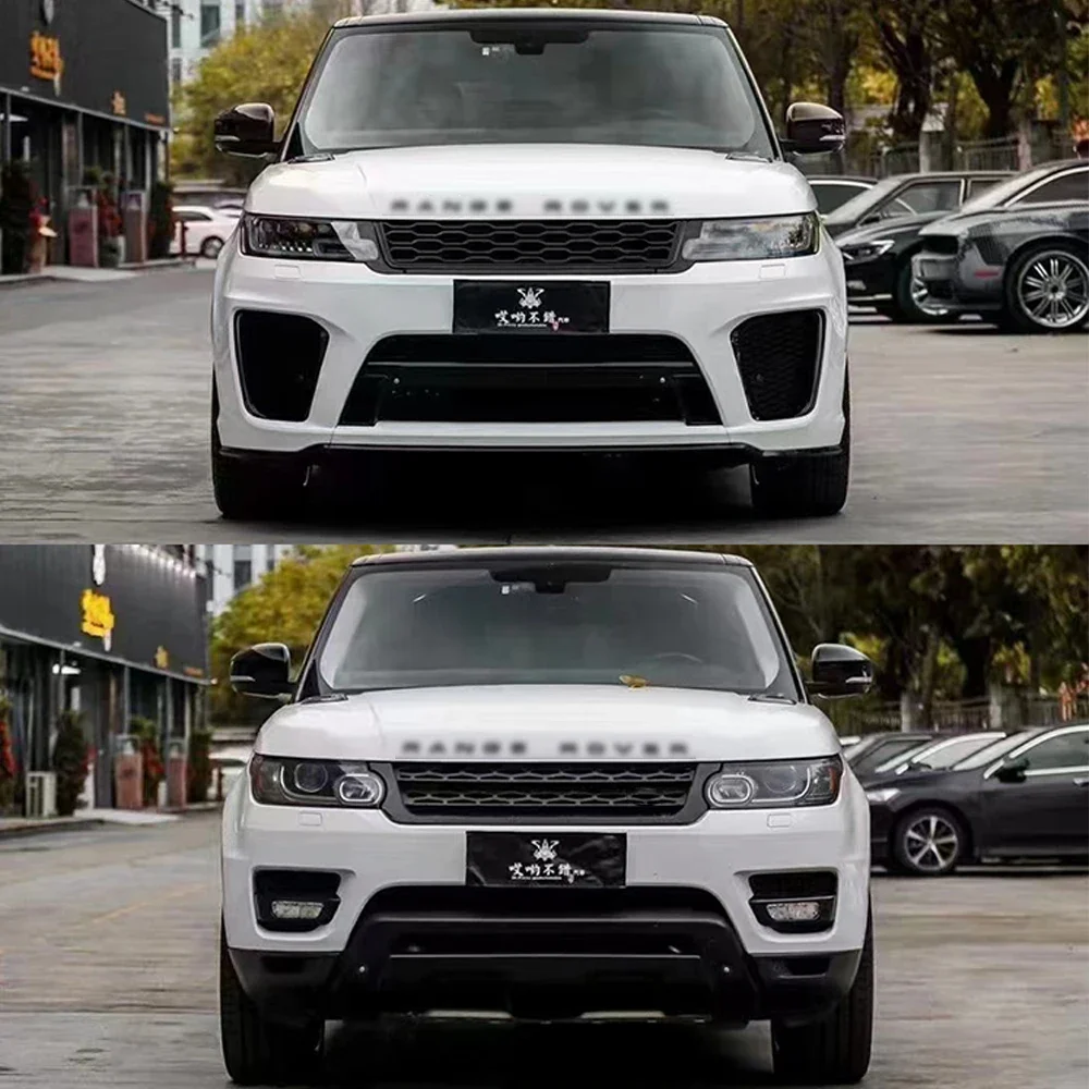 Upgrade Kit Facelift Conversion Bumper Bodykit Body Kits For 2013-2017 Range Rover Sport to 2018-2021 Range Rover Sport SVR