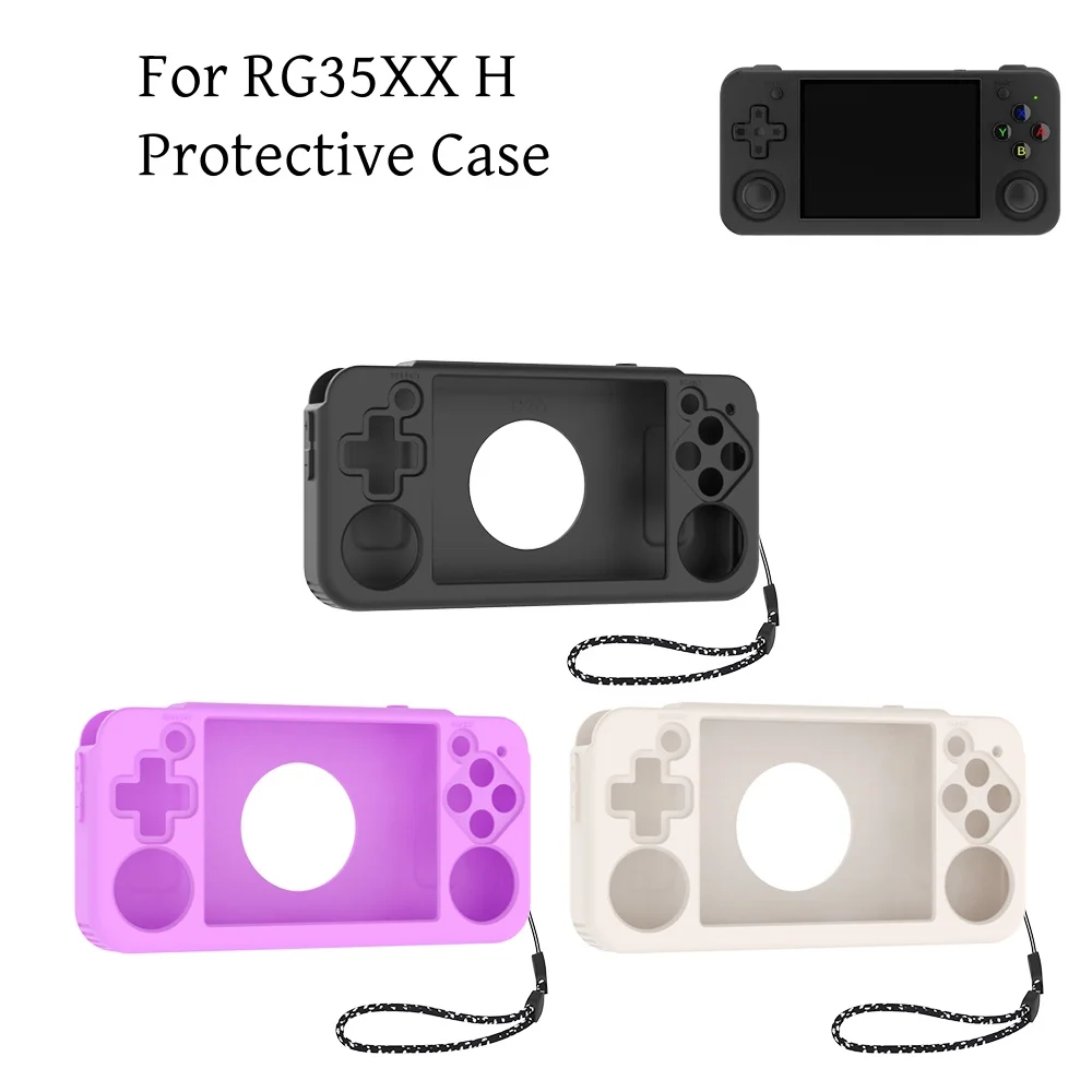 Neue Anbernic RG35XX H Silikon Schutzhülle RG35XXH Spielkonsole Fall Shell Wasserdichte Fällen Zubehör Geschenke