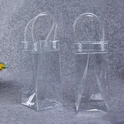 Ice Wine Bags Anti-leakage Ice Bag Transparent Refrigerated Champagne Red Wine Bottle Whisky Eco-friendly Portable Ice Bags