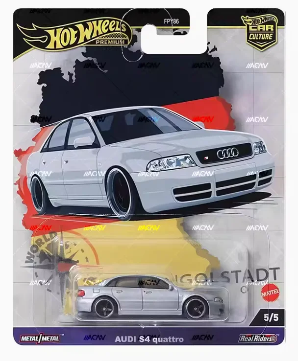 Hot Wheels 1/64 S4 QUATTRO Collection of die-cast alloy car model ornaments