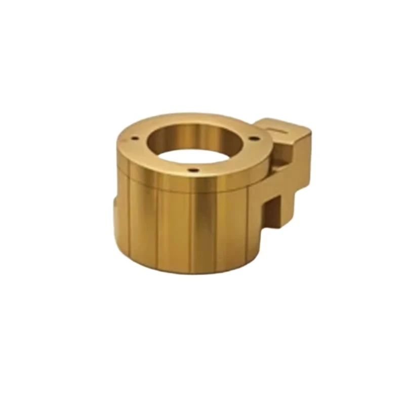 

CNC machine tool custom brass precision machining mechanical connection positioning sleeve