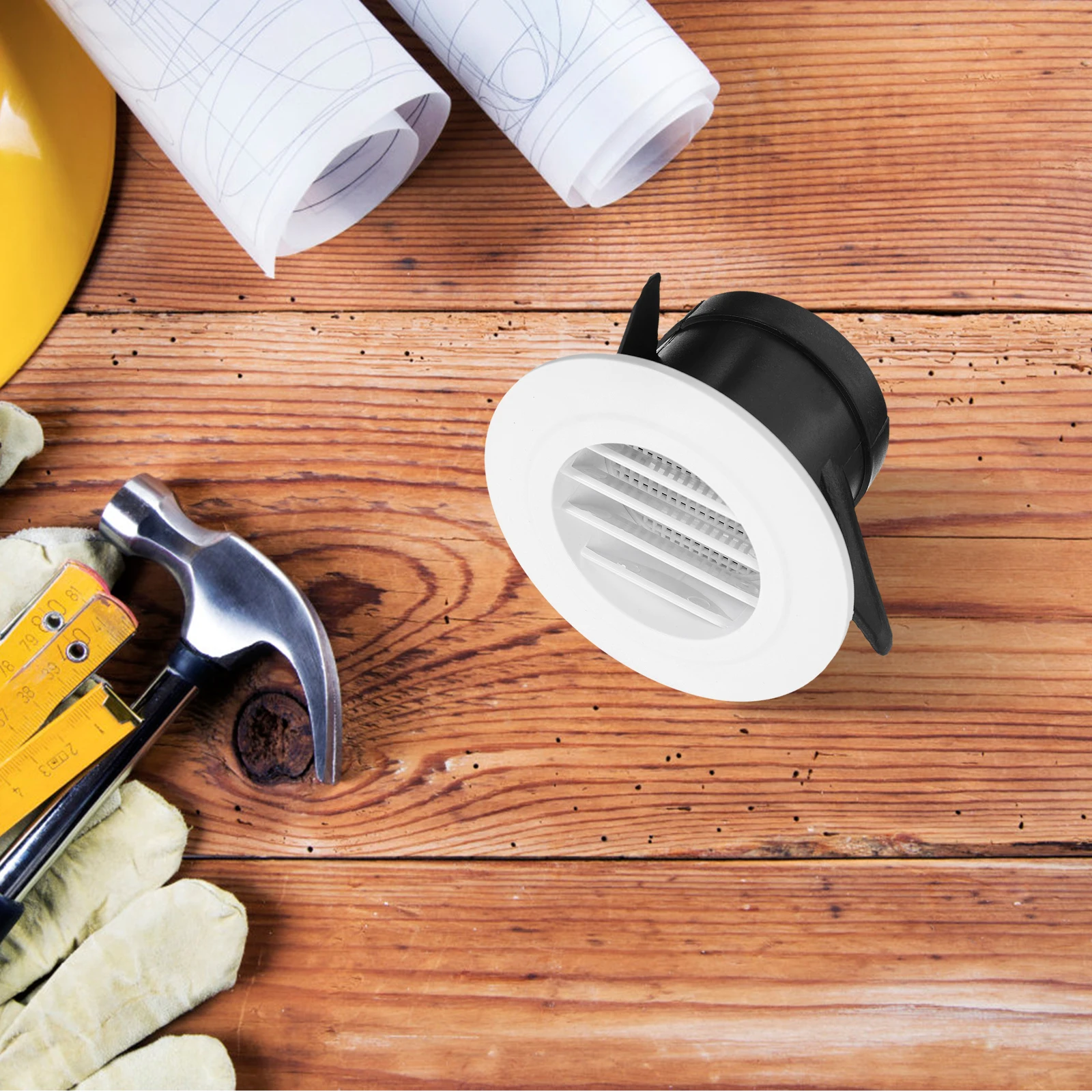 

Cover Round Air Vent For Air Conditioner Soffit Vents Interior Ac Vent Cover Airflow Noise Reduction Mesh Cold Heating