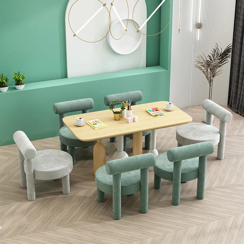 Conjunto de mesa e cadeira infantil, Mobiliário para cadeirinha infantil, Mesas para bebês, Crianças