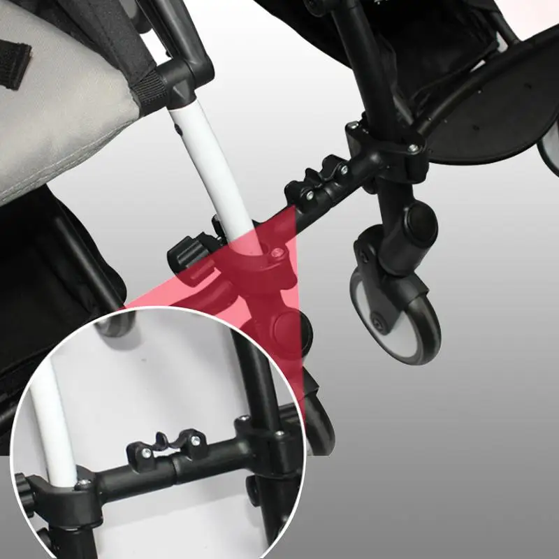 Twin Stroller Connector Lightweight Pram Cart 3pcs Detachable Free Combination Connector Stroller Accessories