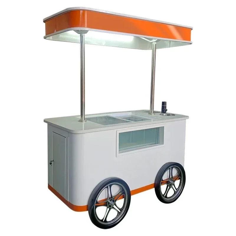 Food Truck Outdoor Mobile Catering Food Trailer Coffee Ice Cream Truck Trailer