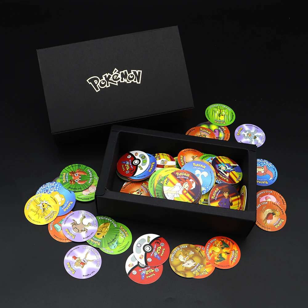 Charizard 160 Tazos 1st/2nd/3rd Edition Ash KetchumMewtwo Tap Collection Card Storage Album Trainer Round Pogs Cheetos Chipitaps