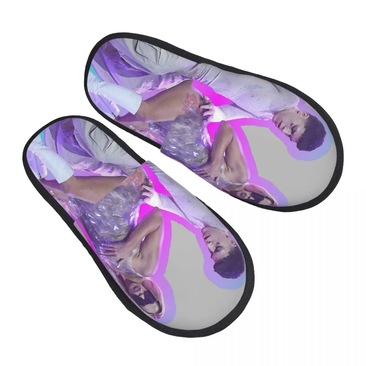 Custom Singer B-Bad G-Gyal House Slippers Women Cozy Memory Foam Slip On Bedroom Slipper Shoes