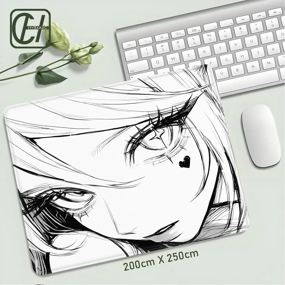 

Multicolored Simple Sketch Of A Single Person's Portrait2 Mouse Pad For Small Size Gaming Mouse Pad Gamer Company Desk Mats