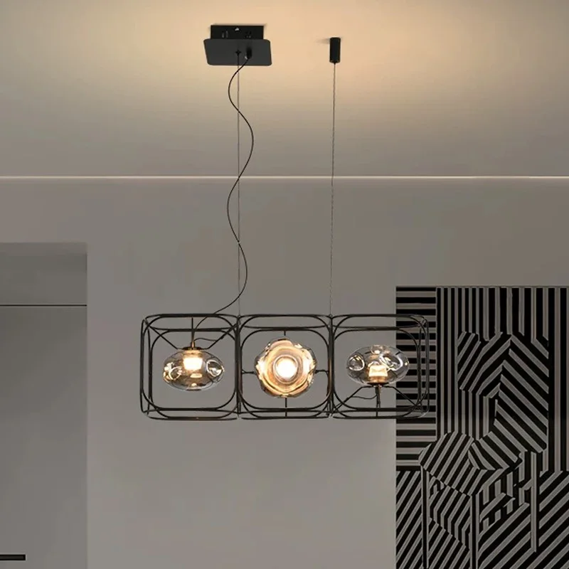 Dimmable Vintage Dining Room Ceiling Stainless Steel Chandelier with LED Light Source,  Suitable for Living Room Decoration