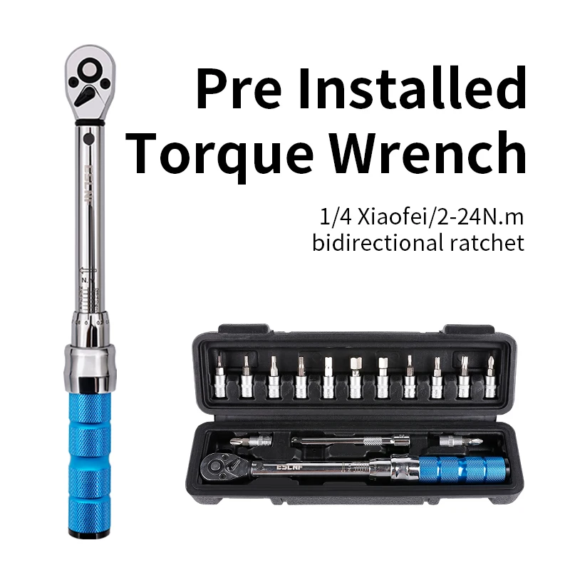 eslnf-bicycle-torque-wrench-preset-adjustable-torque-1-4-2-24nm-ratchet-wrench-set-bicycle-tool-set