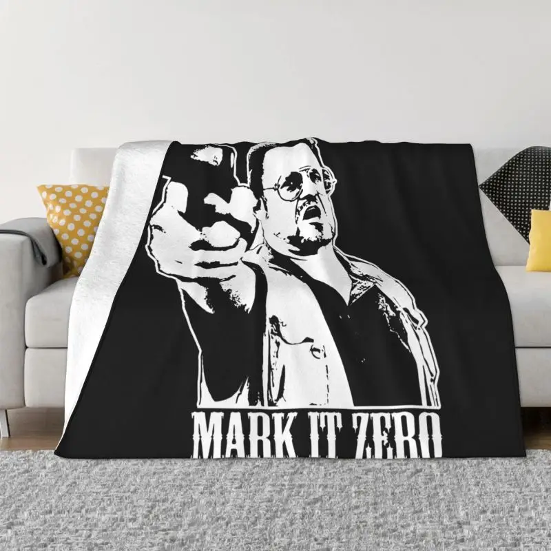 The Big Lebowski Mark It Zero Blanket Sheet Textile High-Quality Bedding Supply Sofa Decorative