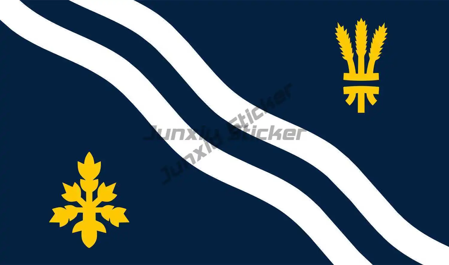 

OXFORDSHIRE EMBLEM FLAG VINYL STICKERS CAR VAN TRUCK TAXI LORRY