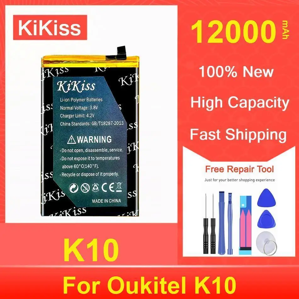 

Kikiss Battery 12000Mah K10 For Oukitel