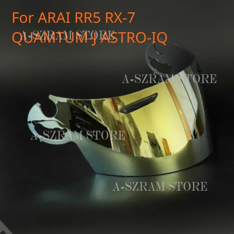 Lens Motorcycle Helmet Lens Anti-UV PC Visor For ARAI RR5 RX-7 QUAMTUM-J ASTRO-IQ Anti-fog Stickers Helmet Visor Mirror Lens