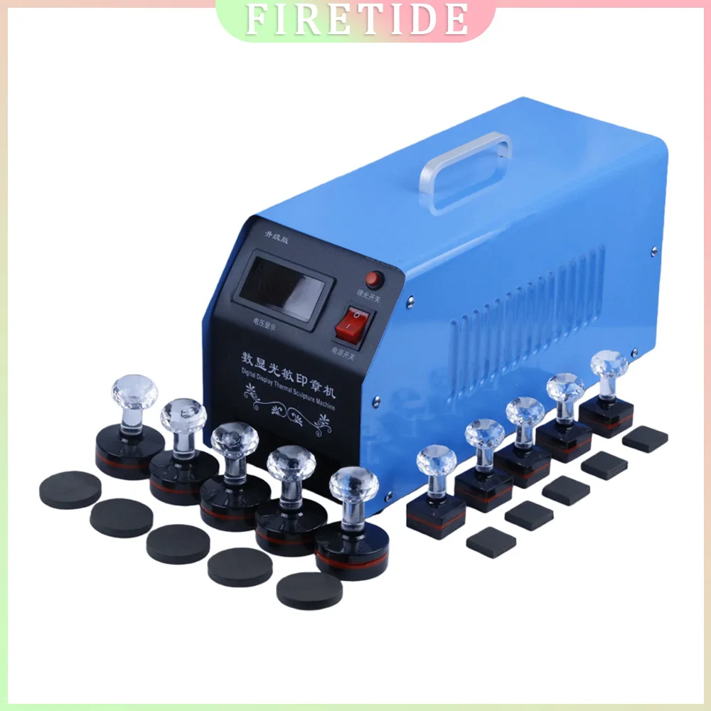 

220V Automatic Photopolymer Seal Maker Machine, 100x65mm Smart Exposure Machine for Making Rubber Stamps