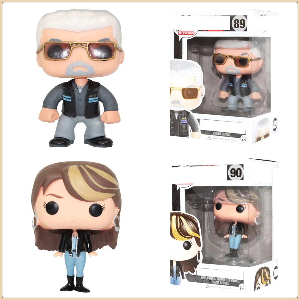 

Funko Pop Sons of Anarchy Action Toys Figures Criminal TV Series Character Lex Luthor Gemma Exquisite Ornament Model Kids Gifts