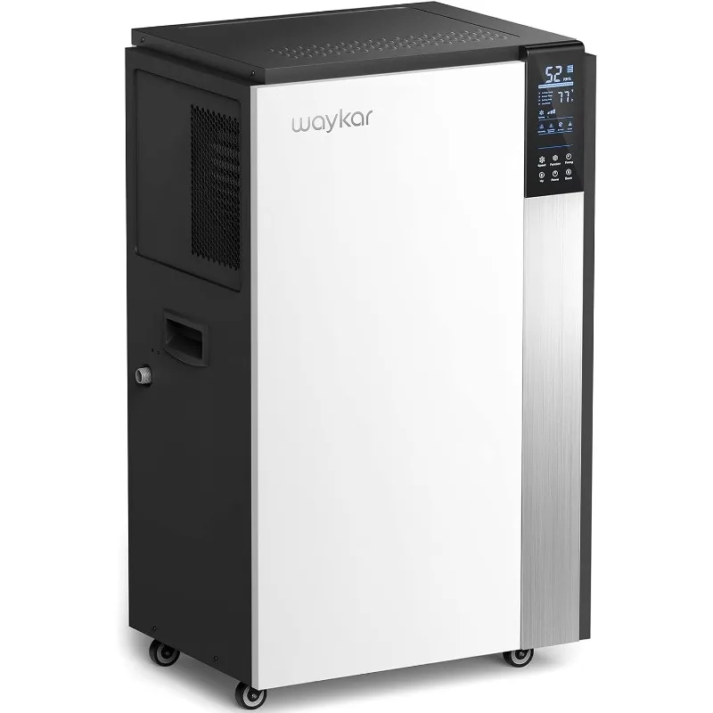 Waykar 296 Pints Large Commercial Dehumidifier for Basement, Industrial and Job Site Space up to 9000 Sq. Ft