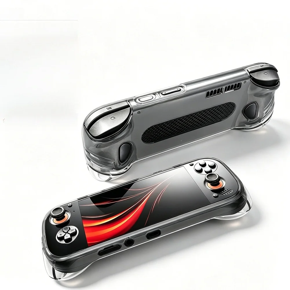 For AYN Odin 3 For TPU Soft Grip Drop-proof Wear-resistant Game Console Grip Protective Case Ergonomic Design Grip Transparent