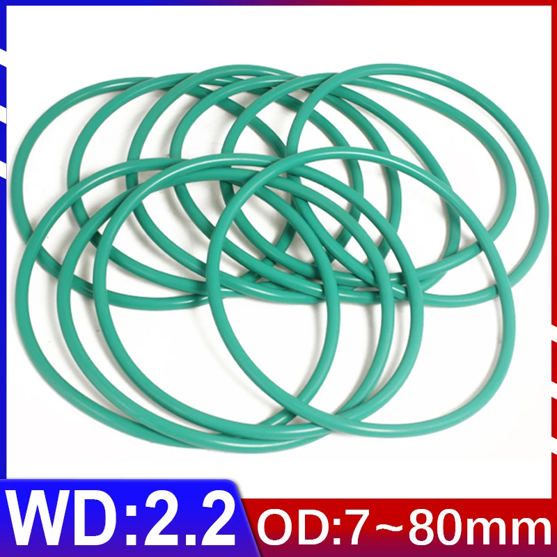 

FKM Fluorine Rubber Nitrile O-ring High Temperature Resistant Waterproof Sealing Ring Silica Gel Gasket Customization CS2.2mm