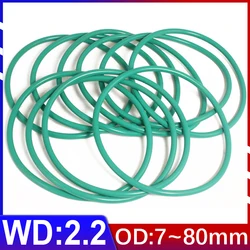FKM Fluorine Rubber Nitrile O-ring High Temperature Resistant Waterproof Sealing Ring Silica Gel Gasket Customization CS2.2mm