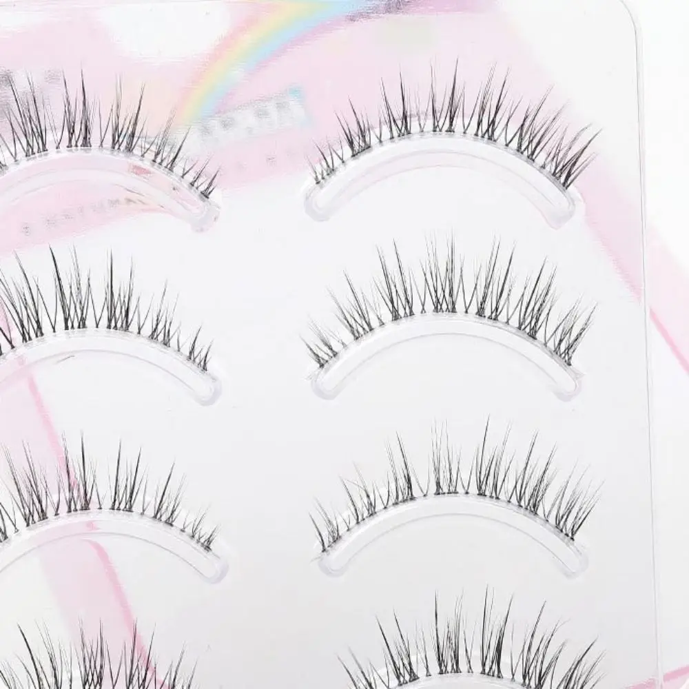 Whole Eyelash False Eyelashes Eye Extension Natural Elongation Fake Eyelashes Transparent Peduncle Makeup Tools Eyelashes