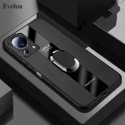 Magnetic Ring Stand Holder Case For Xiaomi Mi 13 15 Ultra Luxury Leather Shockproof Bumper Cover For Xiaomi 15T 14T Pro 13T
